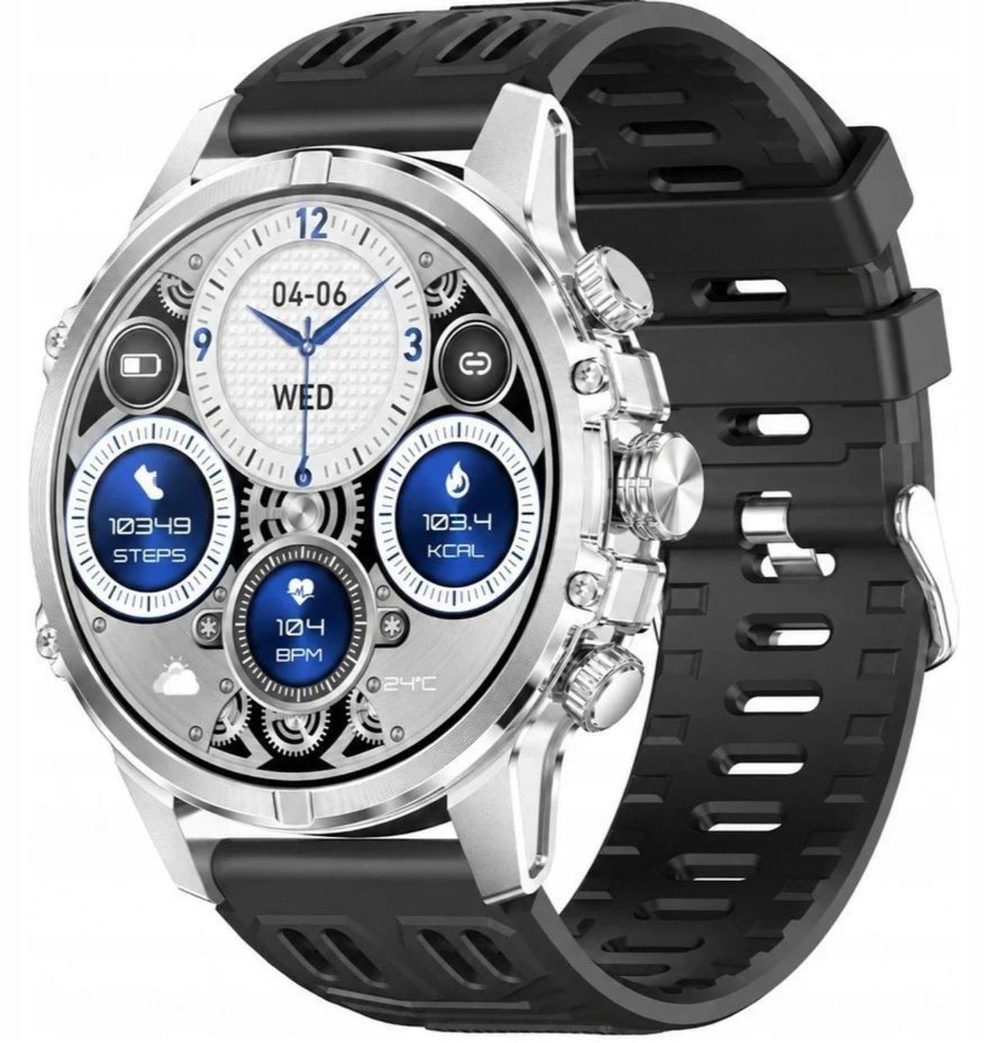 Zegarek męski smatrwatch  HAGEN HB45 na pasku.jpg